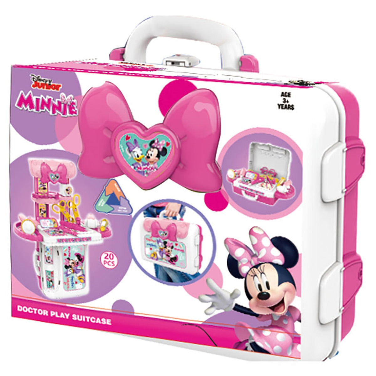JAKKS MINNIE-DOCTOR-PLAY-SUITCASE