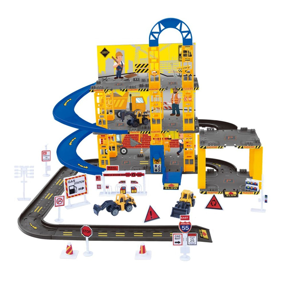 P.JOY PJOY-VVROOM-CONST-GARAGE-WITH-3CARS