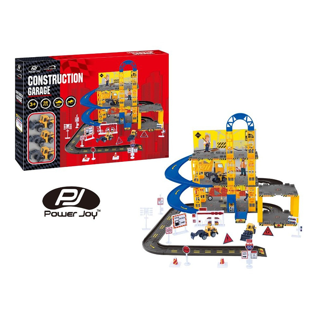 P.JOY PJOY-VVROOM-CONST-GARAGE-WITH-3CARS