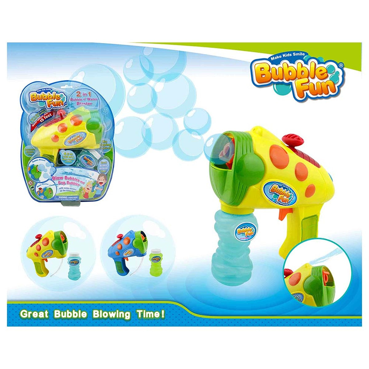 P.JOY PJOY-BUBBLE-GUN-WATER-SQUIRTING-2IN1