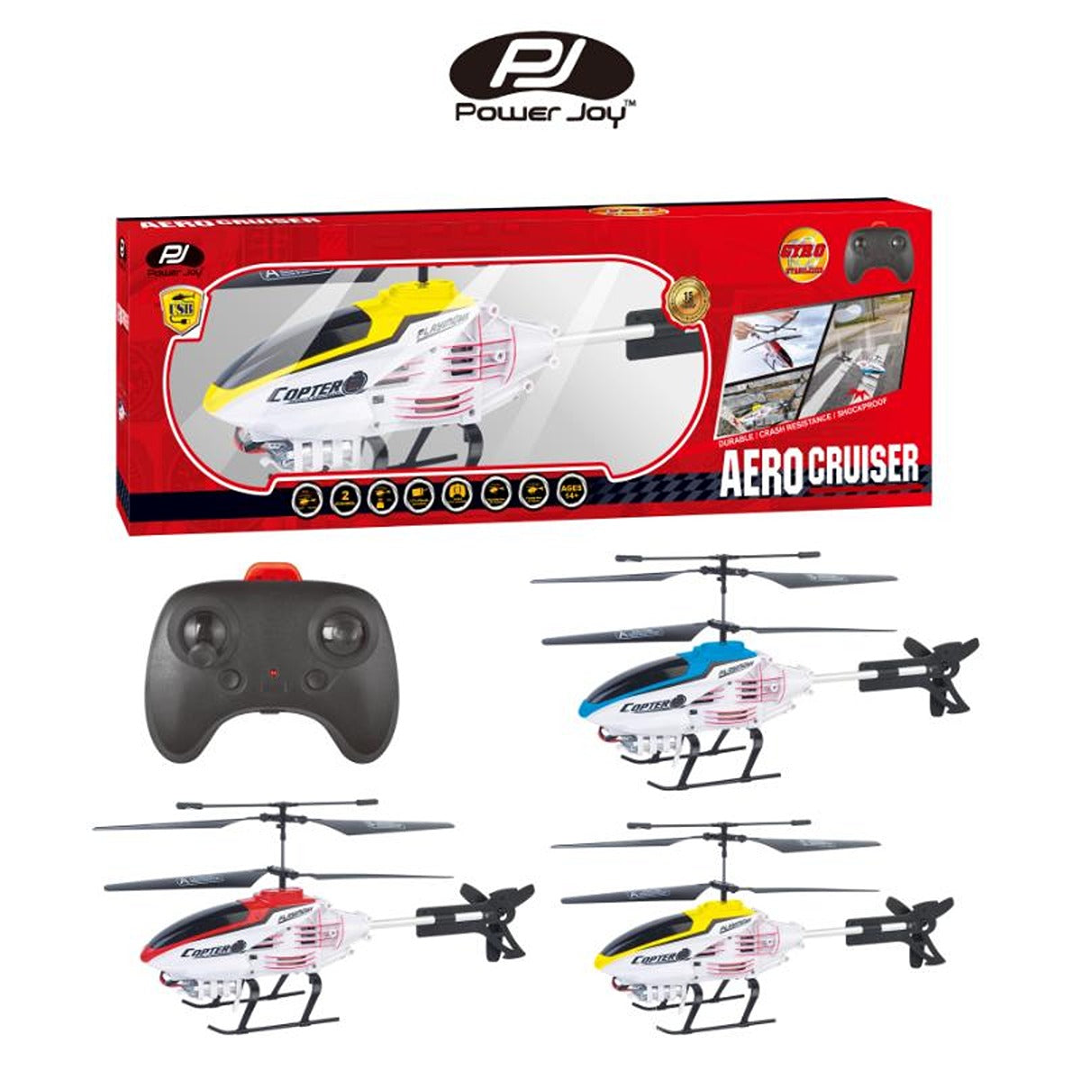 P.JOY PJOY-RC-AERO-CRUISER-2CH-31CM-BPC-3ASST