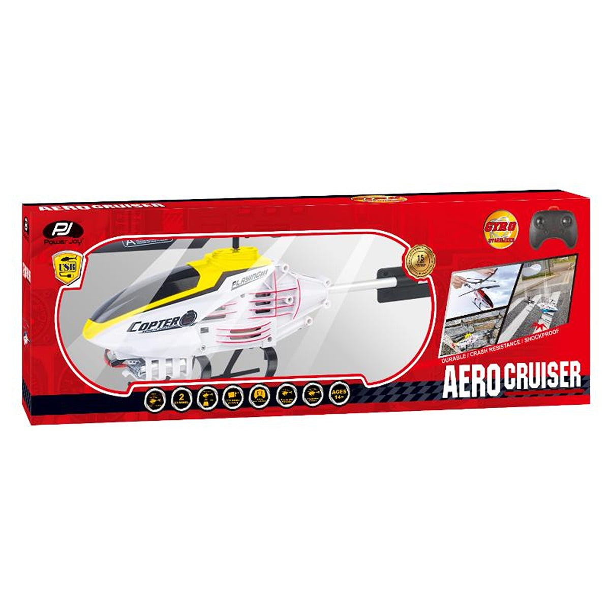 P.JOY PJOY-RC-AERO-CRUISER-2CH-31CM-BPC-3ASST