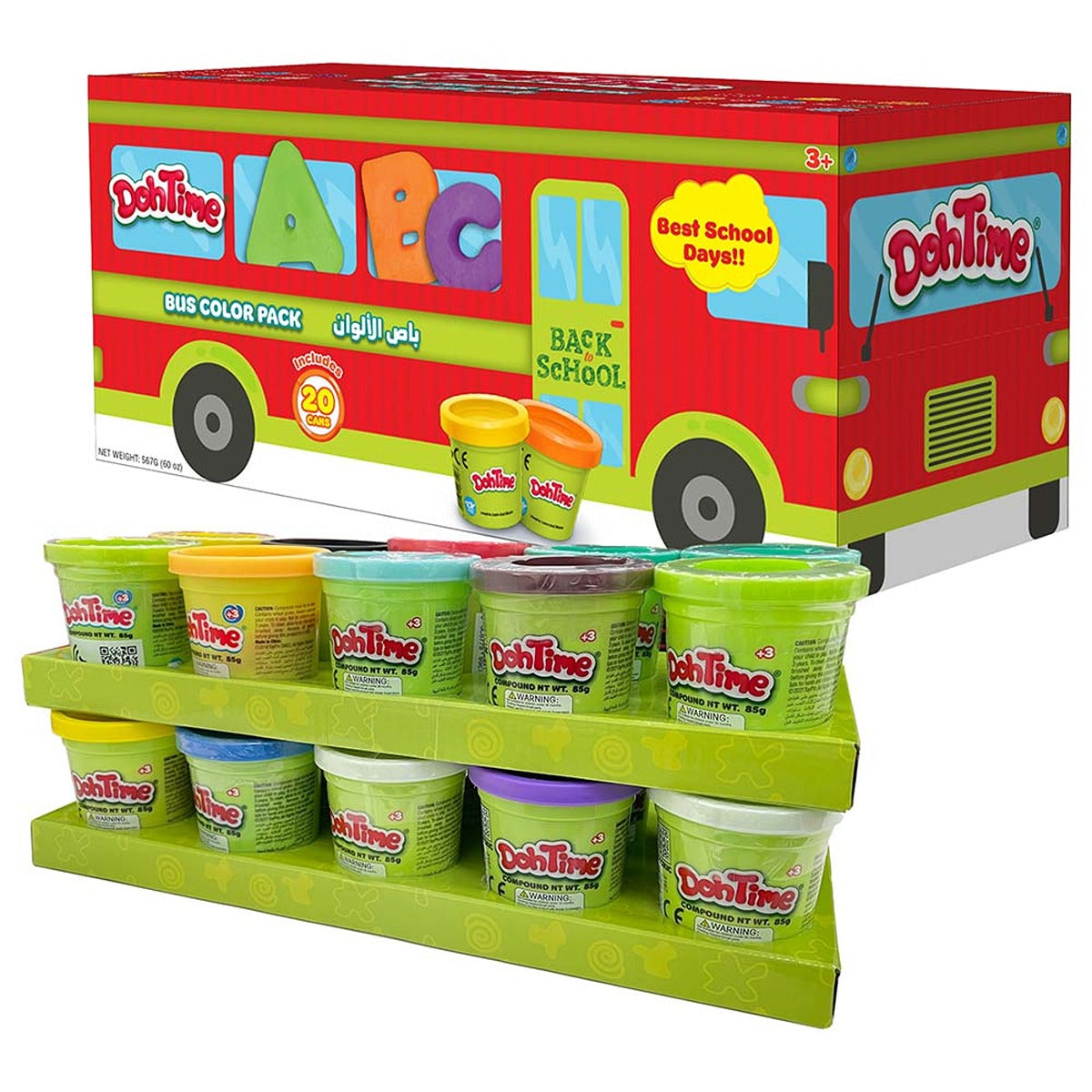 Toypro DOHTIME-BUS-MEGAPACK-20PCS--------------