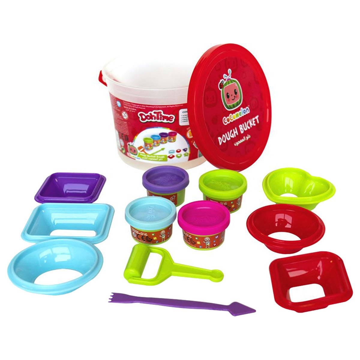 Toypro DOHTIME-COCOMELON-MEGA-DOUGH-BUCKET