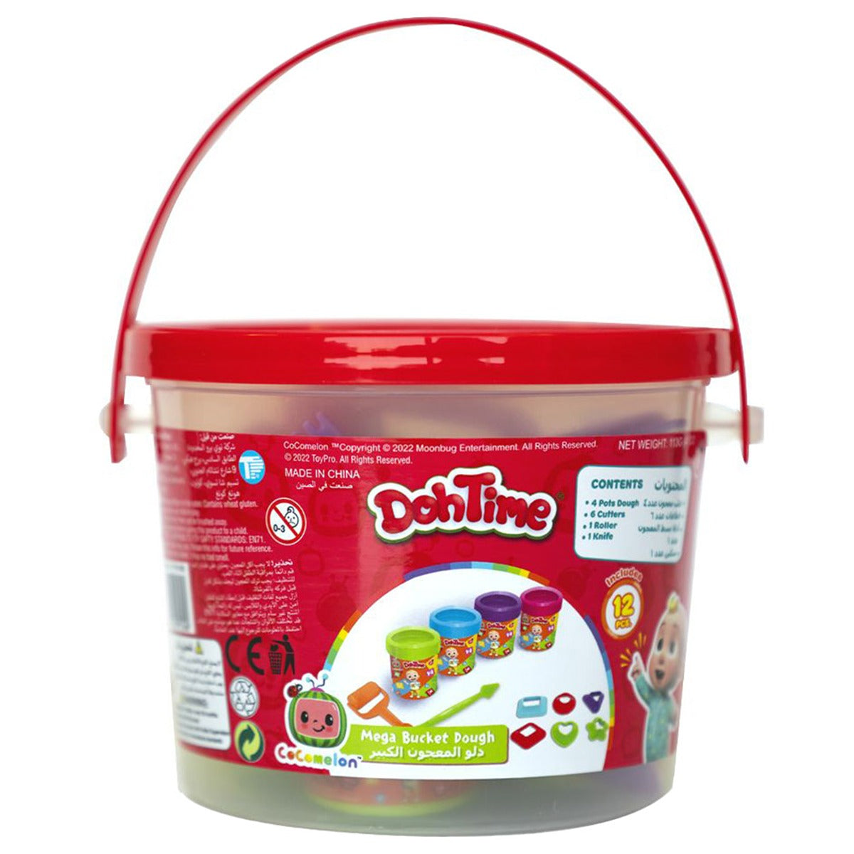 Toypro DOHTIME-COCOMELON-MEGA-DOUGH-BUCKET