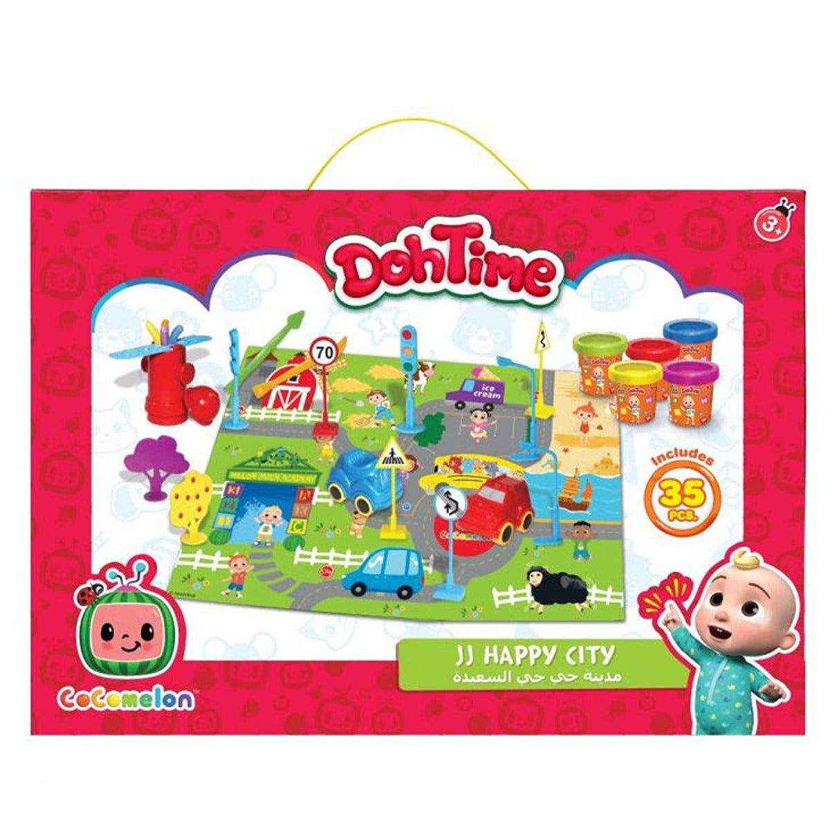 Toypro DOHTIME-COCOMELON-FUNNY-TRAFFIC-CITY