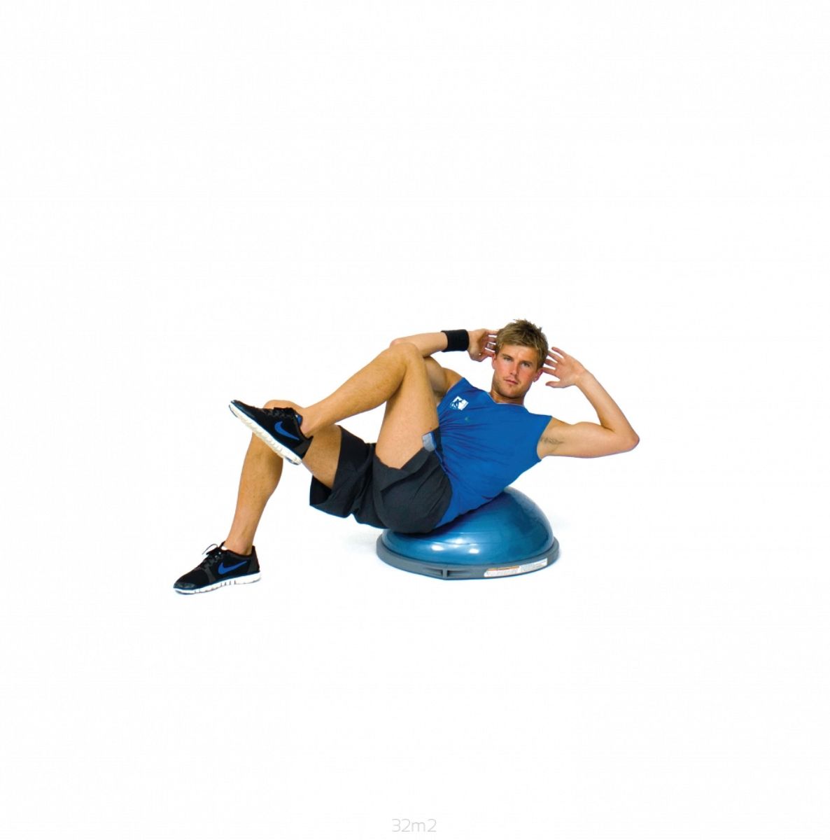 Bosu Exercise Fitness Balance Trainer Home Edition (Blue)