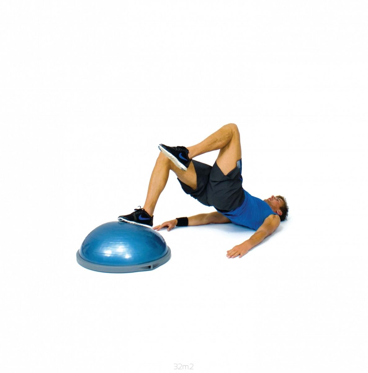 Bosu Exercise Fitness Balance Trainer Home Edition (Blue)
