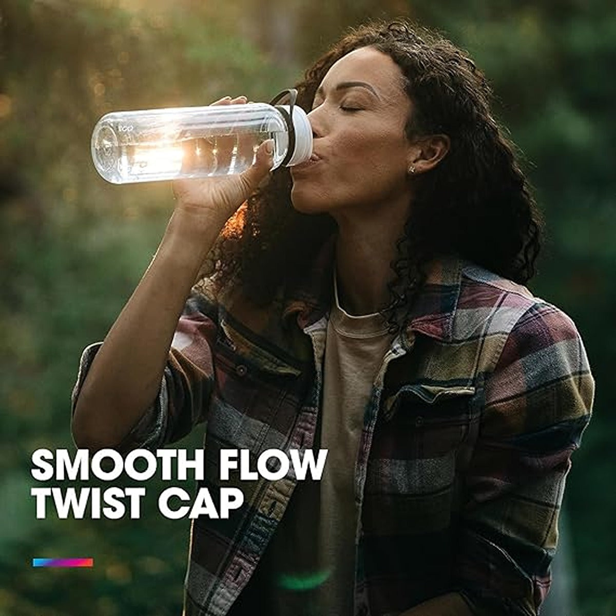 Hydrapak RECON? TWIST & SIP 750ml - Clear / Evergreen & Lime