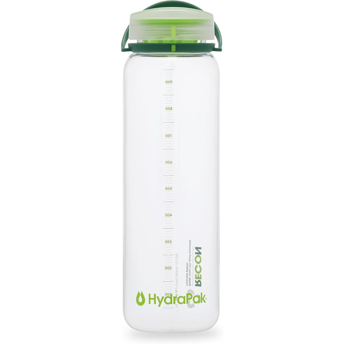 Hydrapak RECON? TWIST & SIP 1.0L - Clear / Evergreen & Lime