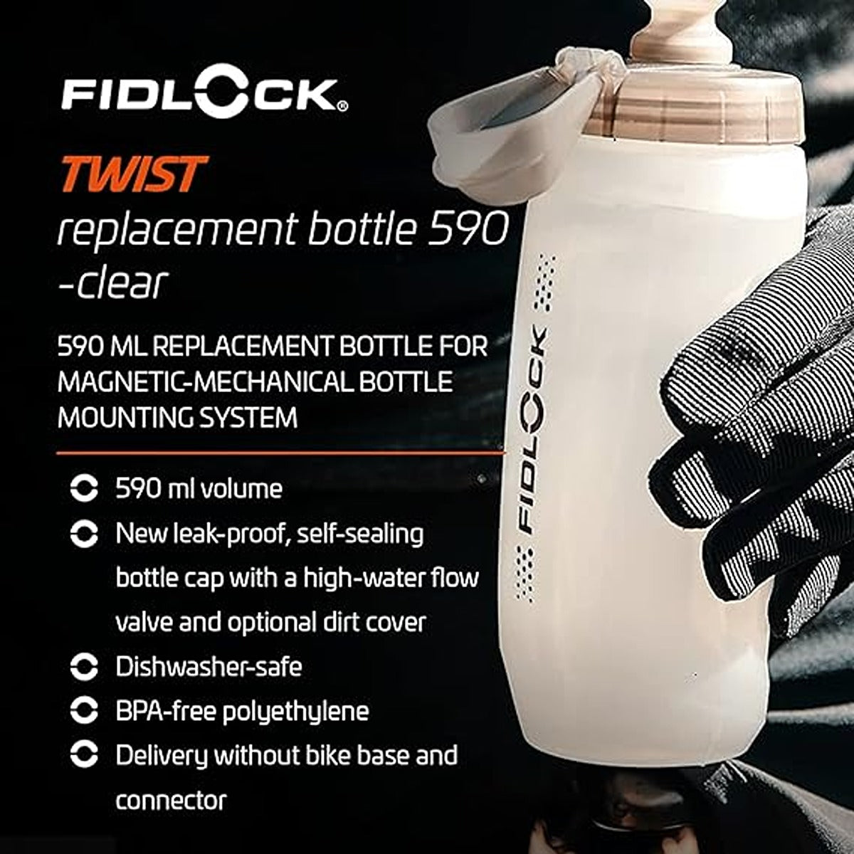 Hydrapak RECON? TWIST & SIP 1.0L - Confetti