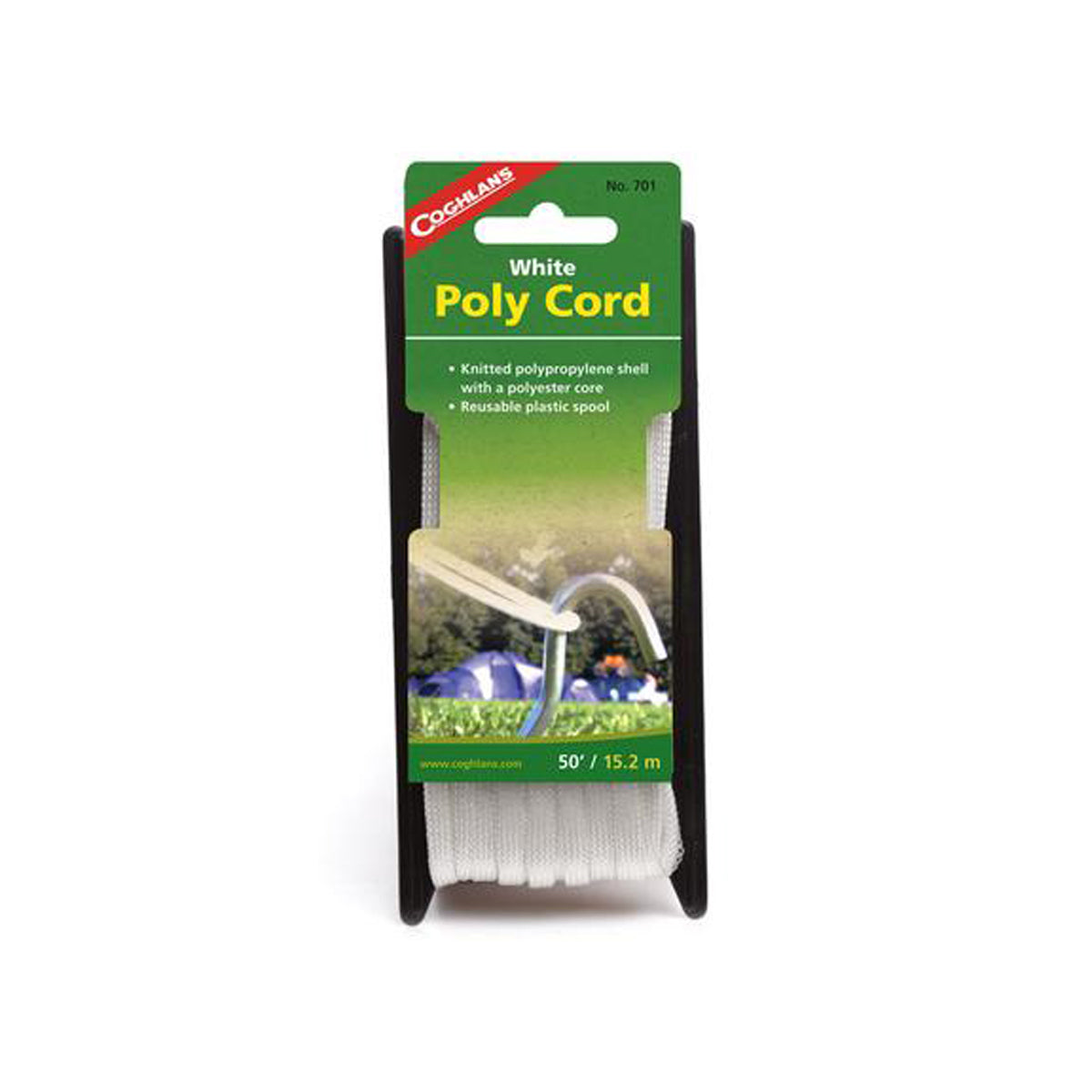 Coghlans Poly Cord - White - 50'