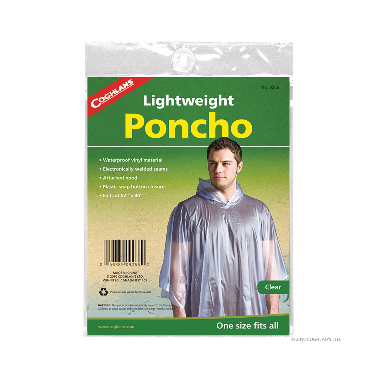 Coghlans Poncho - Clear
