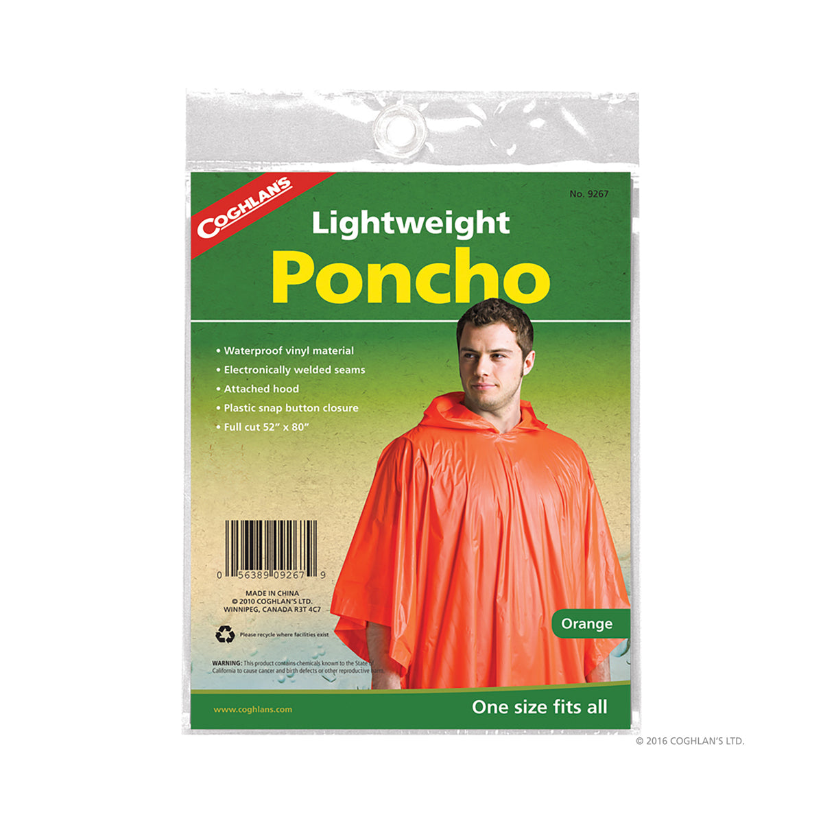 Coghlans Poncho - Orange
