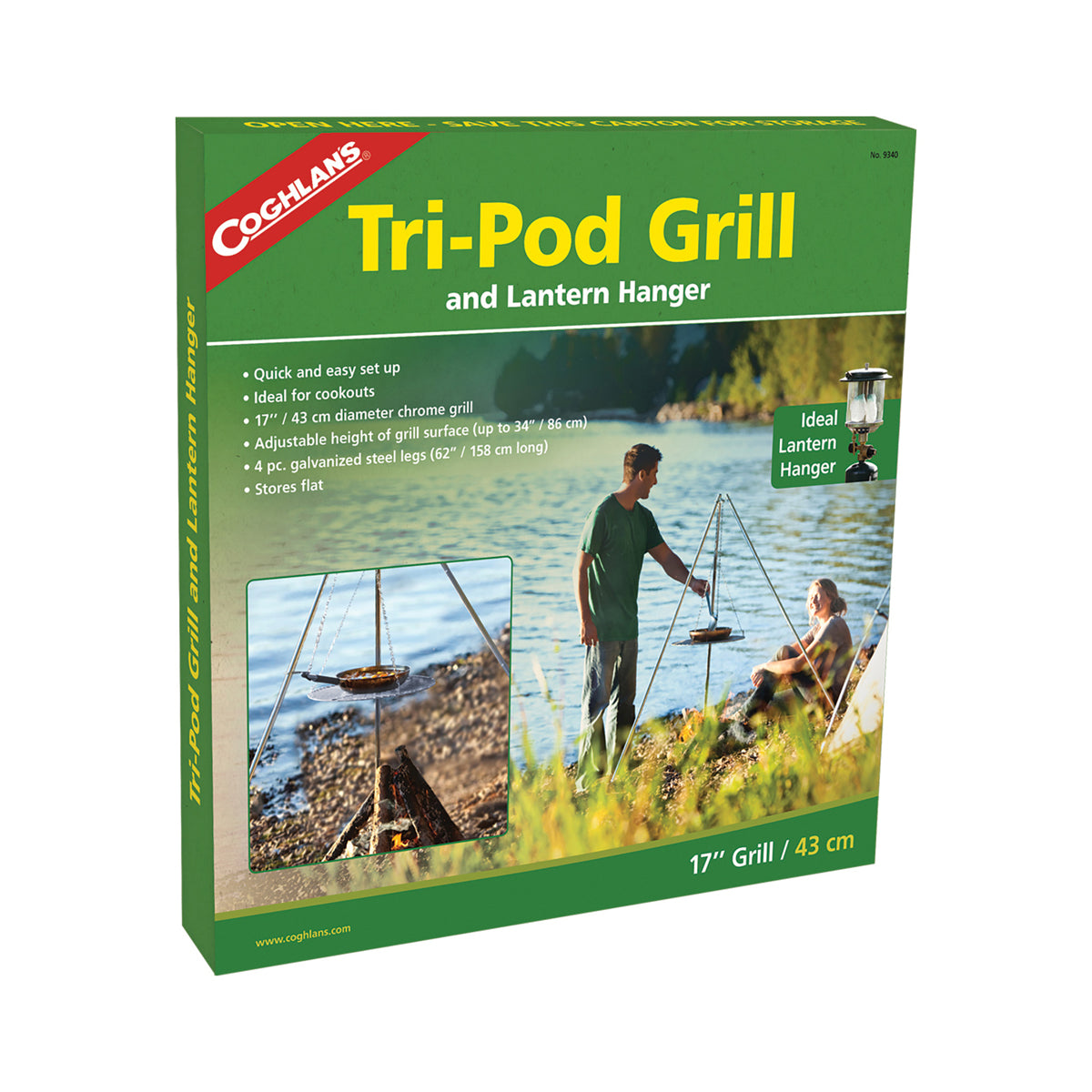 Coghlans Tri-Pod Grill.