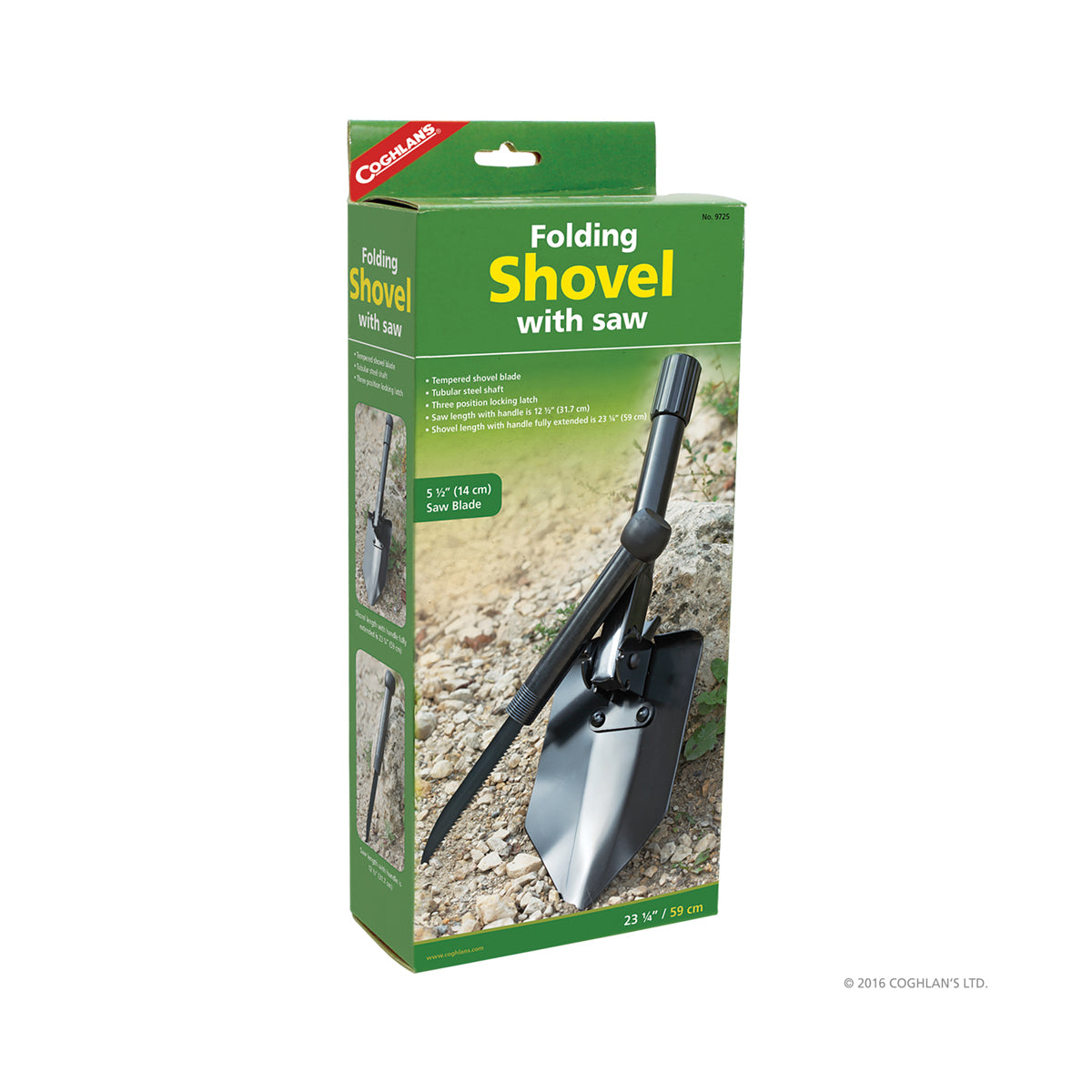 Coghlans Folding Shovel With Saw