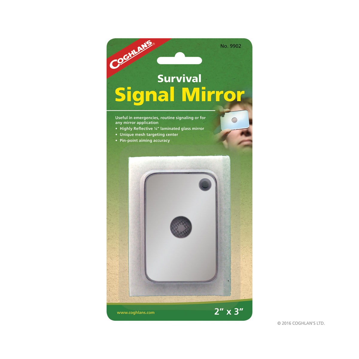 Coghlans Signal Mirror - 2 inch X 3 inch.