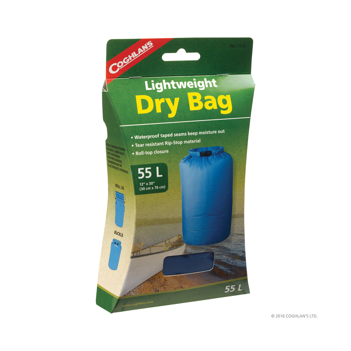 Coghlans 55L Lightweight Dry Bag.
