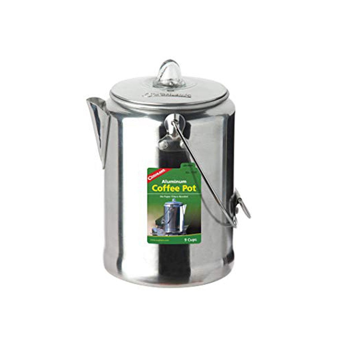 Coghlans Aluminum Coffee Pot - 9 Cup.