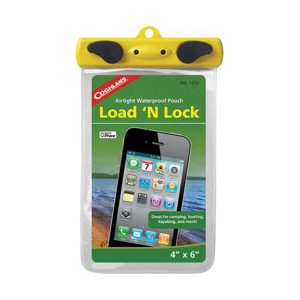 Coghlans Load 'N Lock Waterproof Pouch 4 inch X 6 inch.