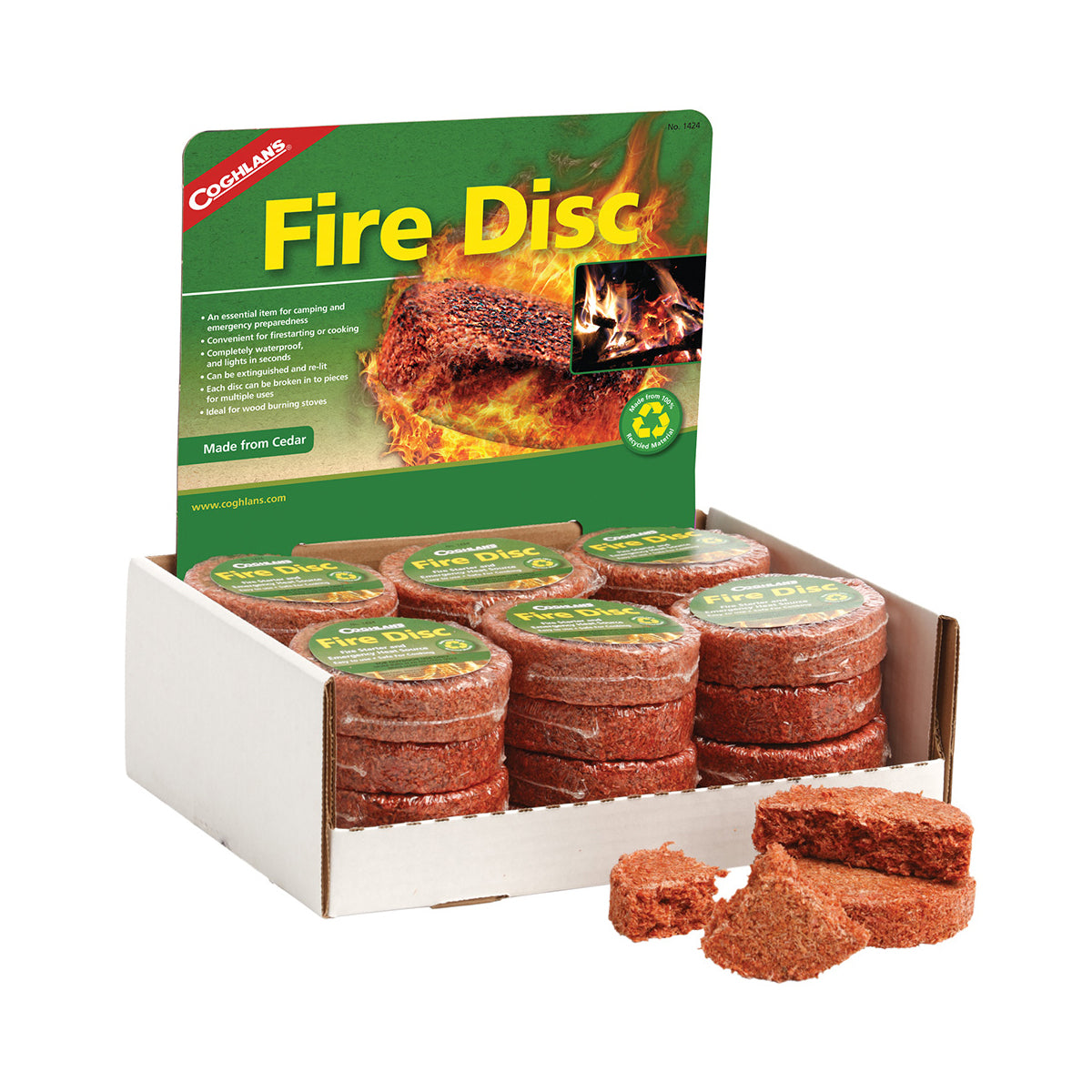 Coghlans Fire Disc (24) - Display.