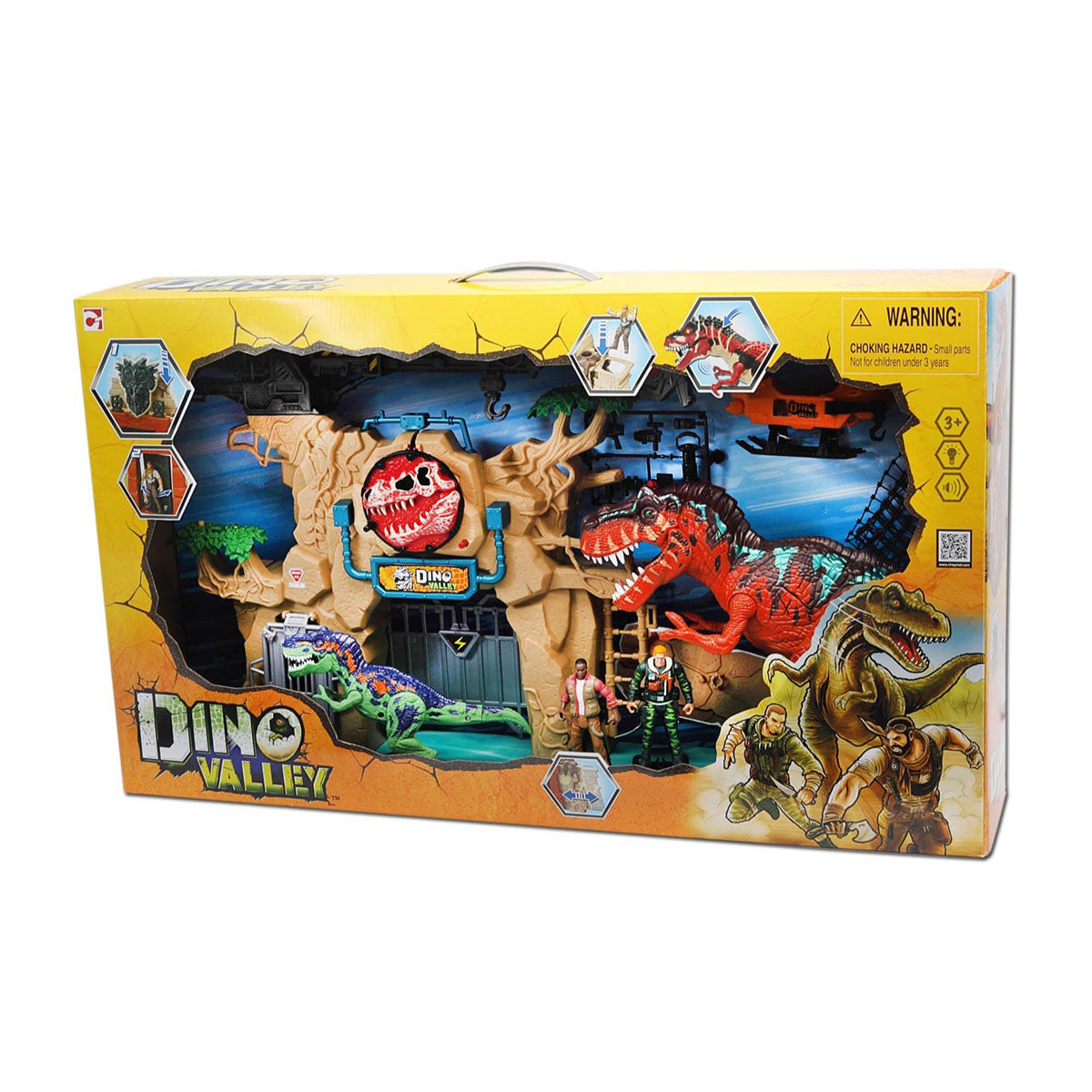 Chapmei Dino Valley Dino Gate Breakout Playset