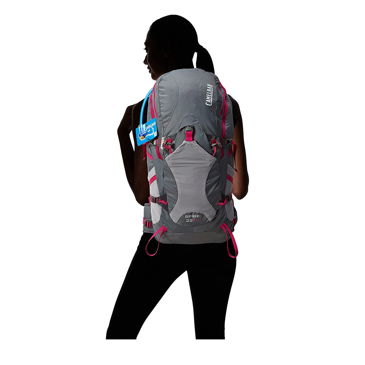 CamelBak Spire 22 LR 100 oz Graphite/Bright Fuchsia INTL Backpack