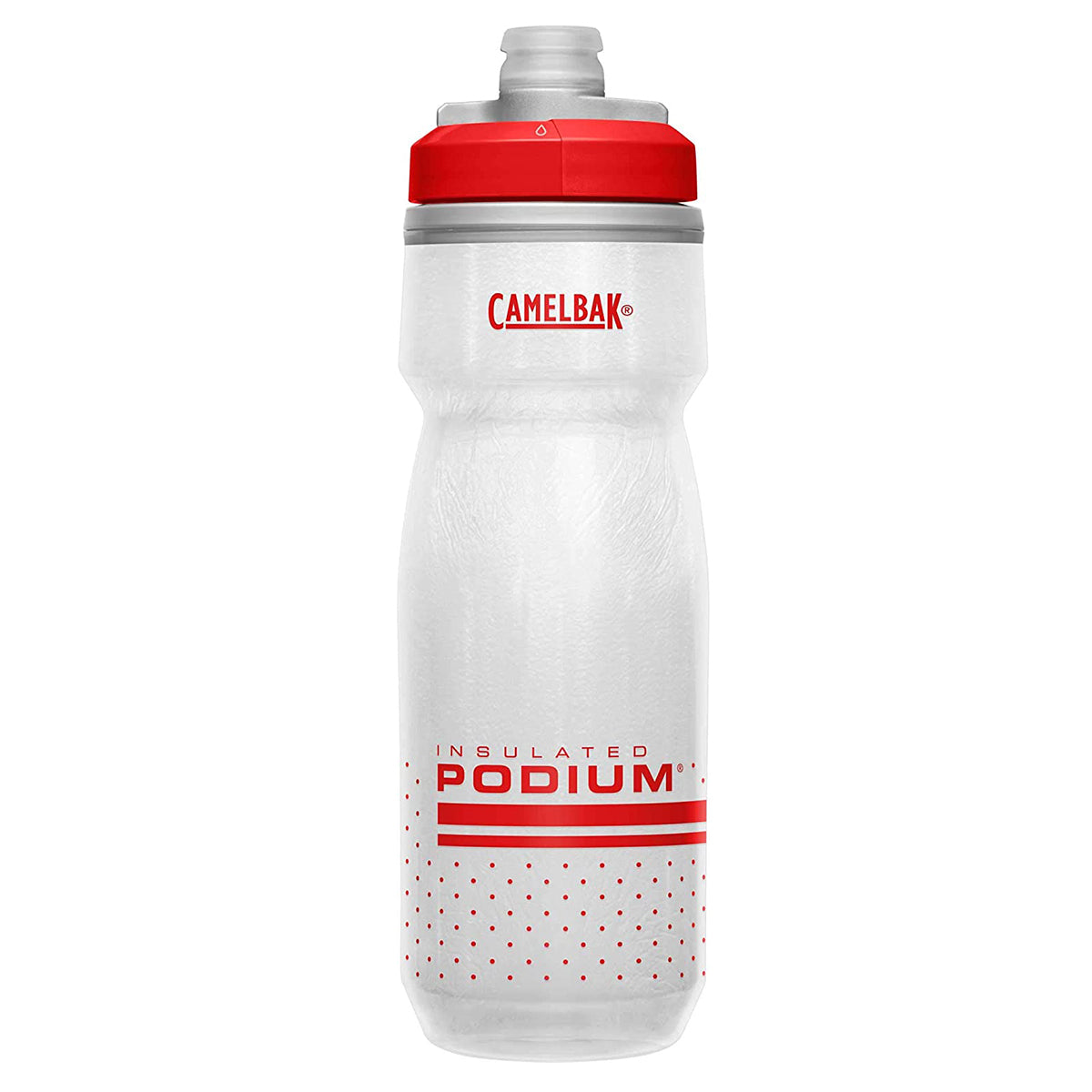 CamelBak Podium Chill Bottle 21oz - Fiery Red/White