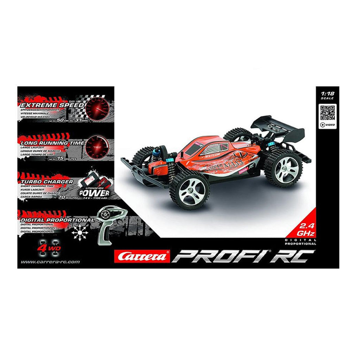 Carrera R/C Copper Maxx 1:18 Toy Car