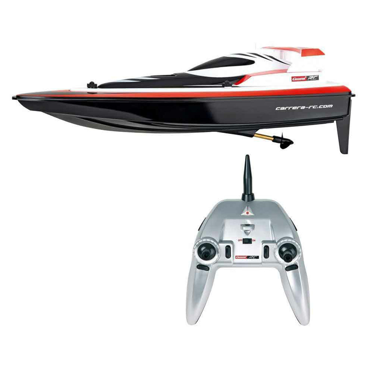 Carrera R/C Race Boat Red Toy Car