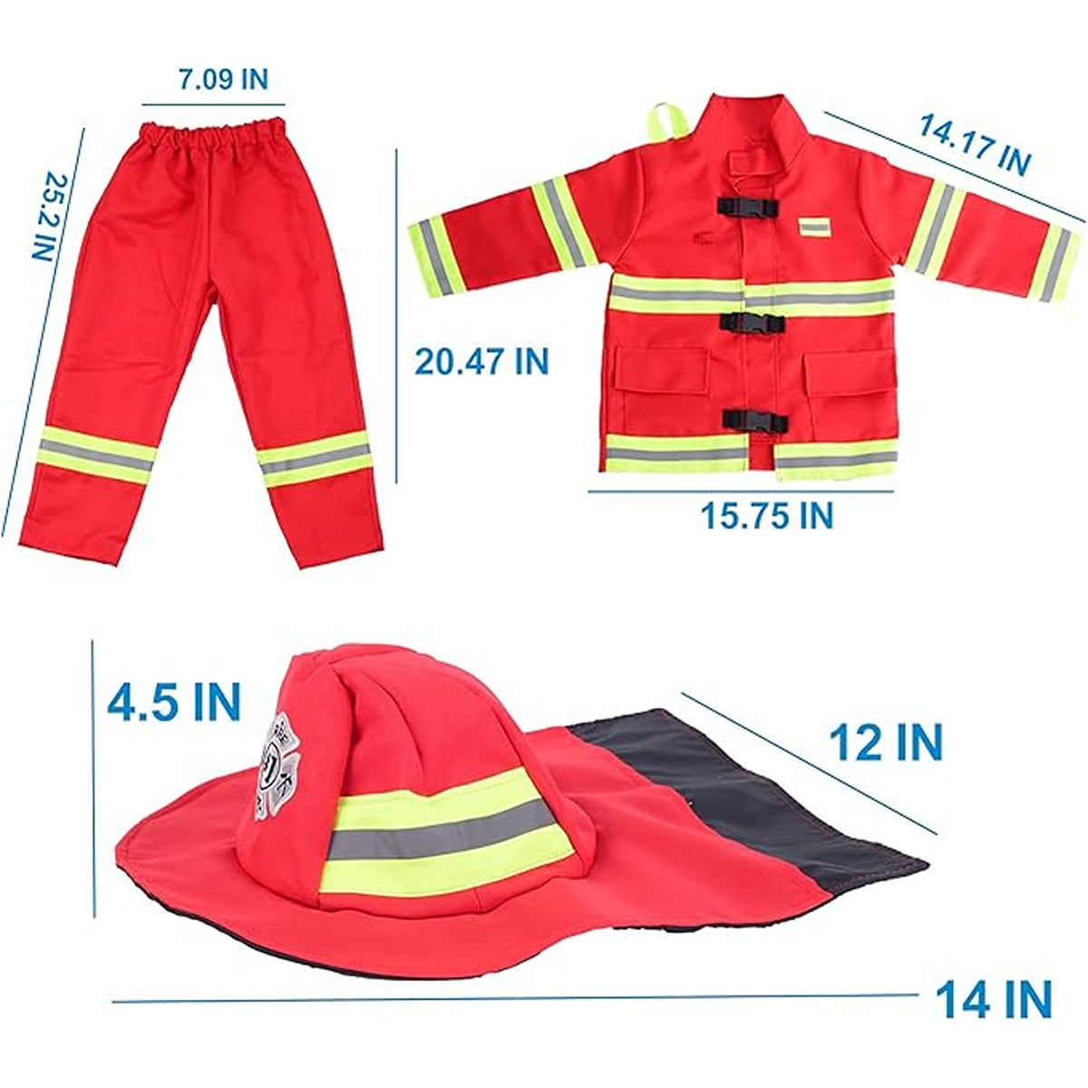 Deqube Deqube ? Firefighter Uniform Costume