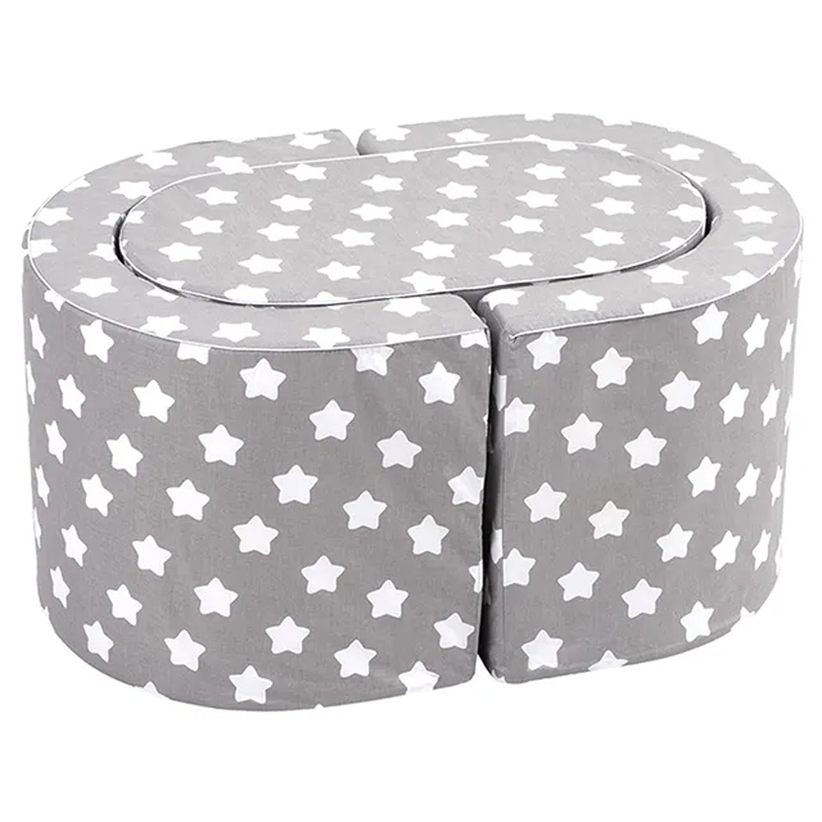 Delsit Combo Set - 2 Chairs + Table Grey With White Stars