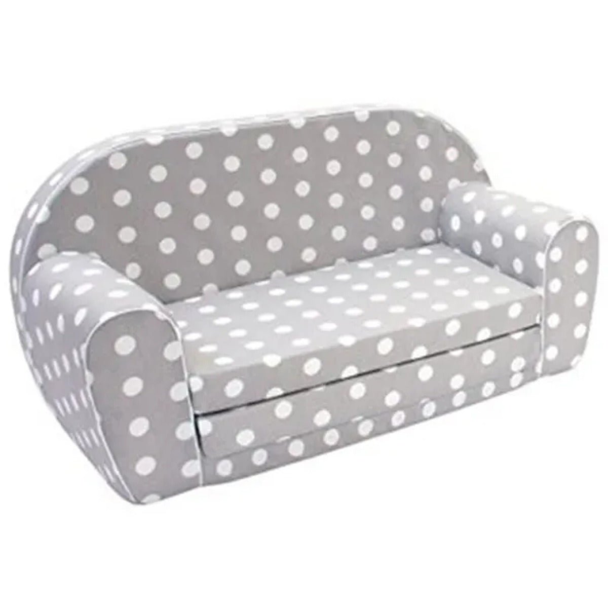 Delsit Sofa Bed - Grey With Polka Dots