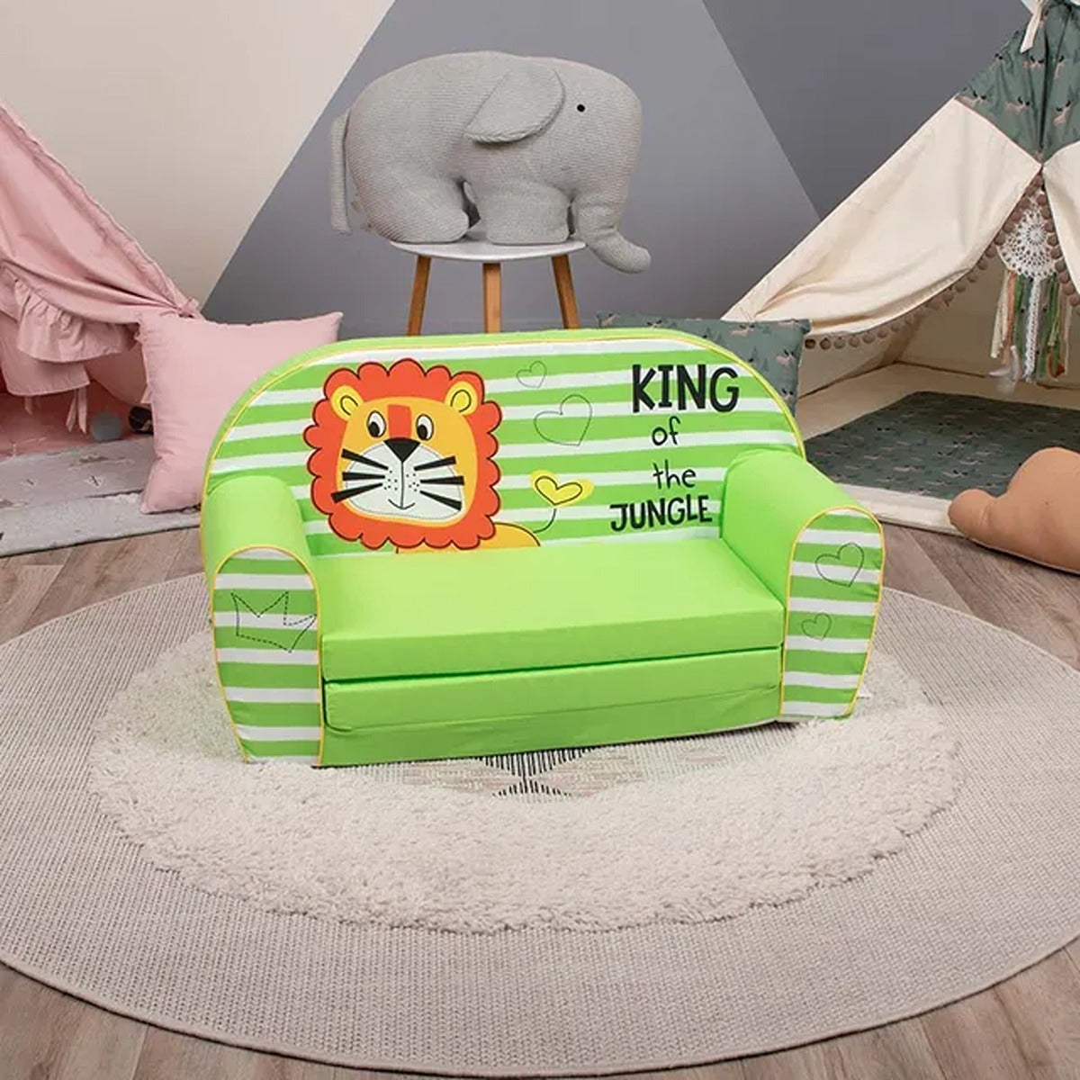 Delsit Delsit Sofa Bed- Lion Col-Green