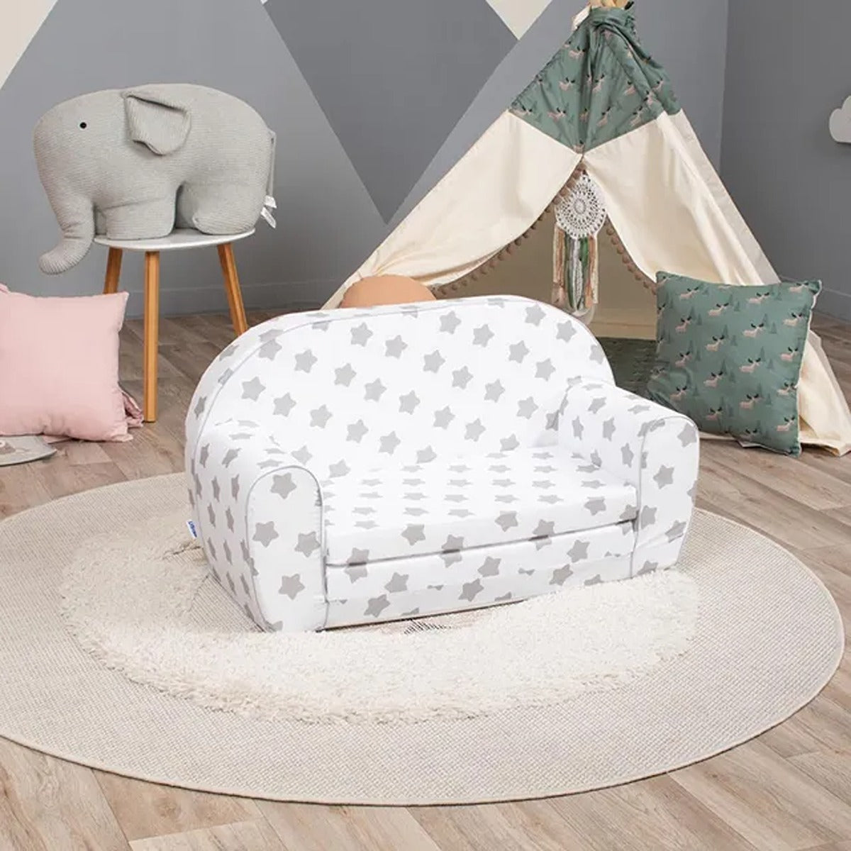 Delsit Delsit Sofa Bed Stars On White