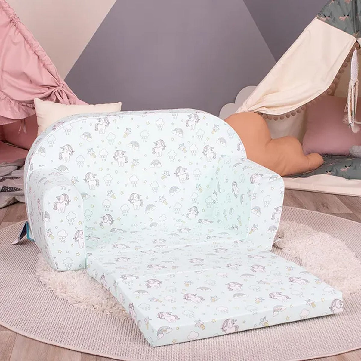 Delsit Delsit Sofa Bed Mint - Unicorns