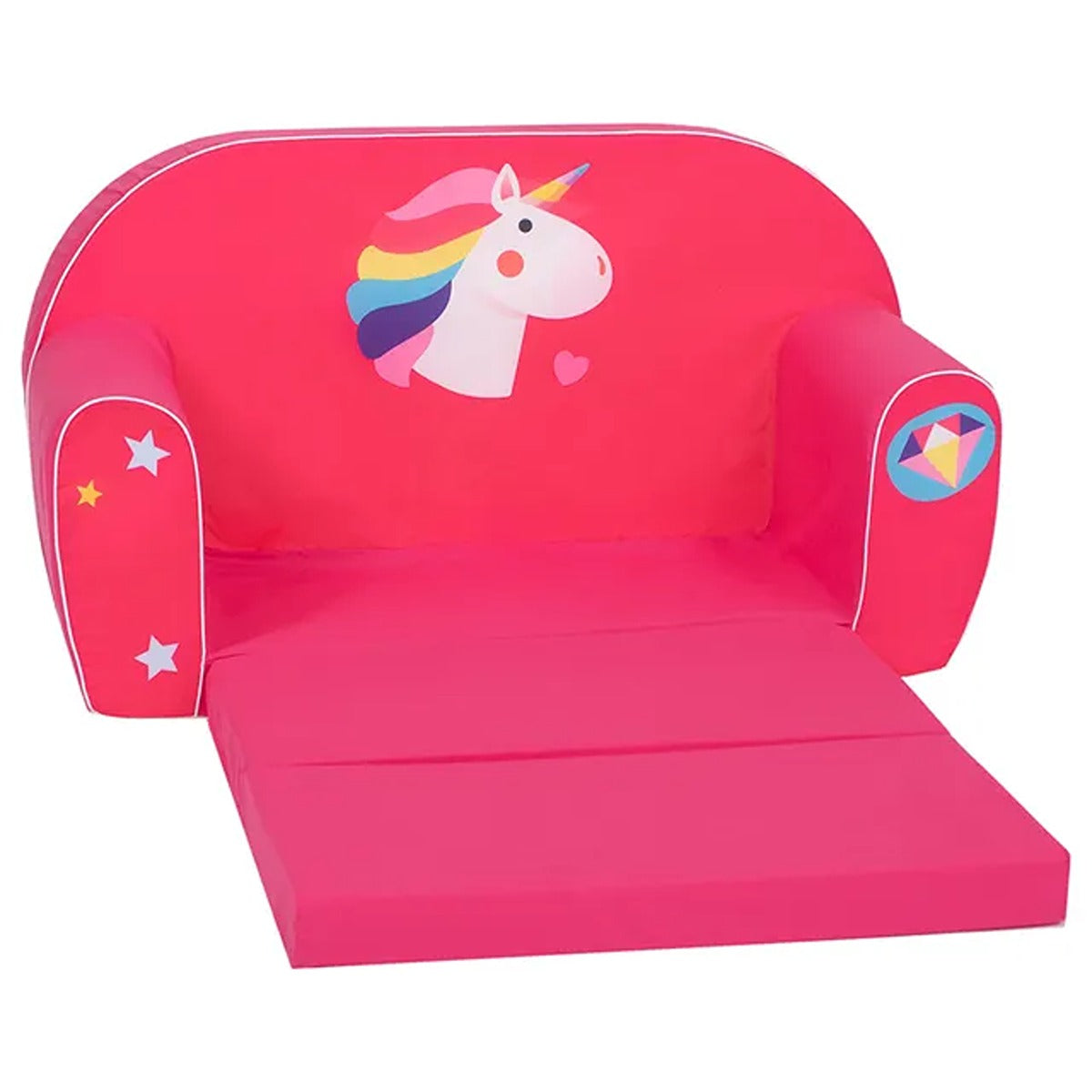 Delsit Delsit Sofa Bed- Unicorn Dimond-Dark Pink