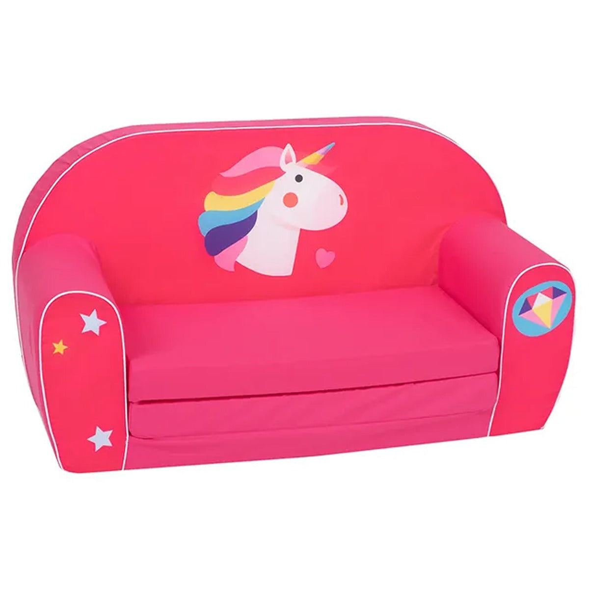 Delsit Delsit Sofa Bed- Unicorn Dimond-Dark Pink