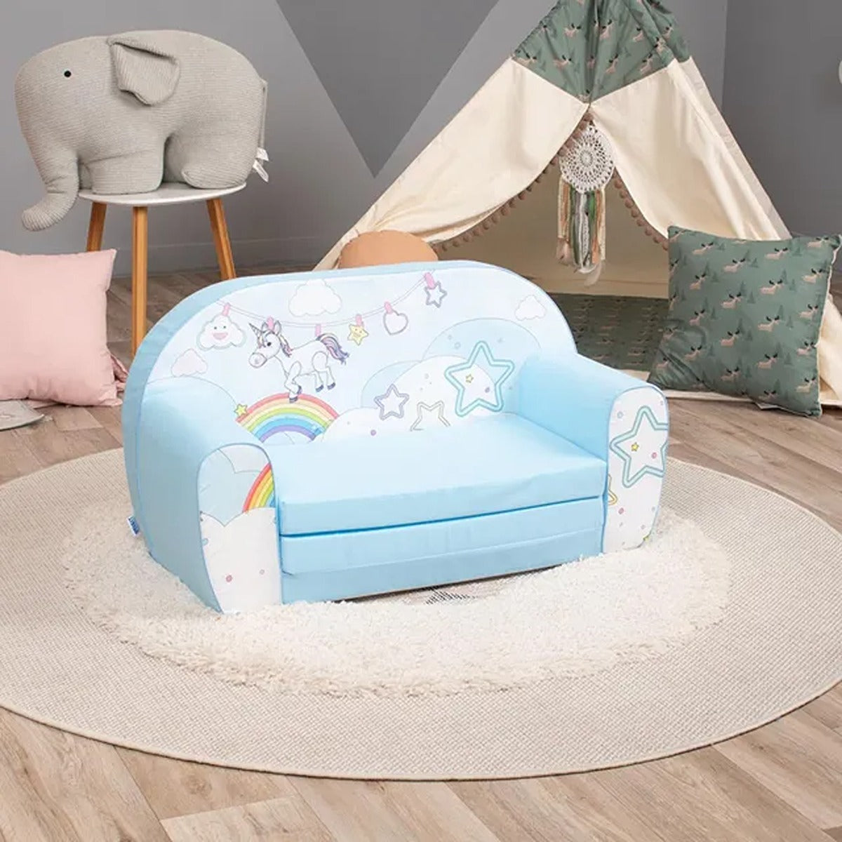 Delsit Delsit Sofa Bed Unicorn / Rainbow