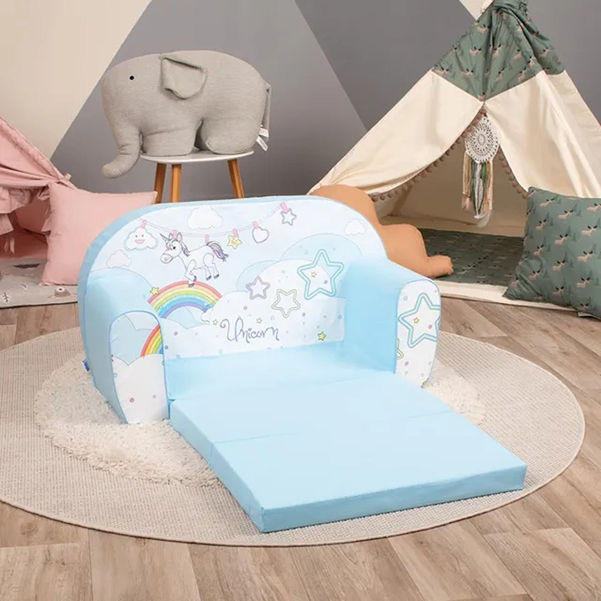 Delsit Delsit Sofa Bed Unicorn / Rainbow