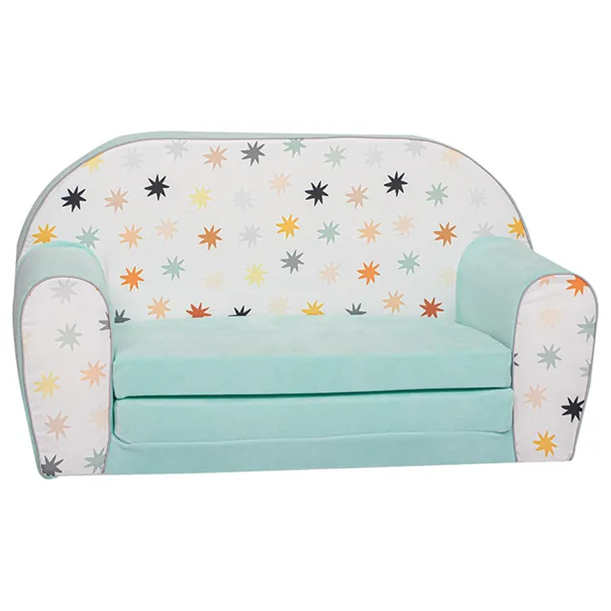 Delsit Delsit Double Sofa Stars On Chenille Mint