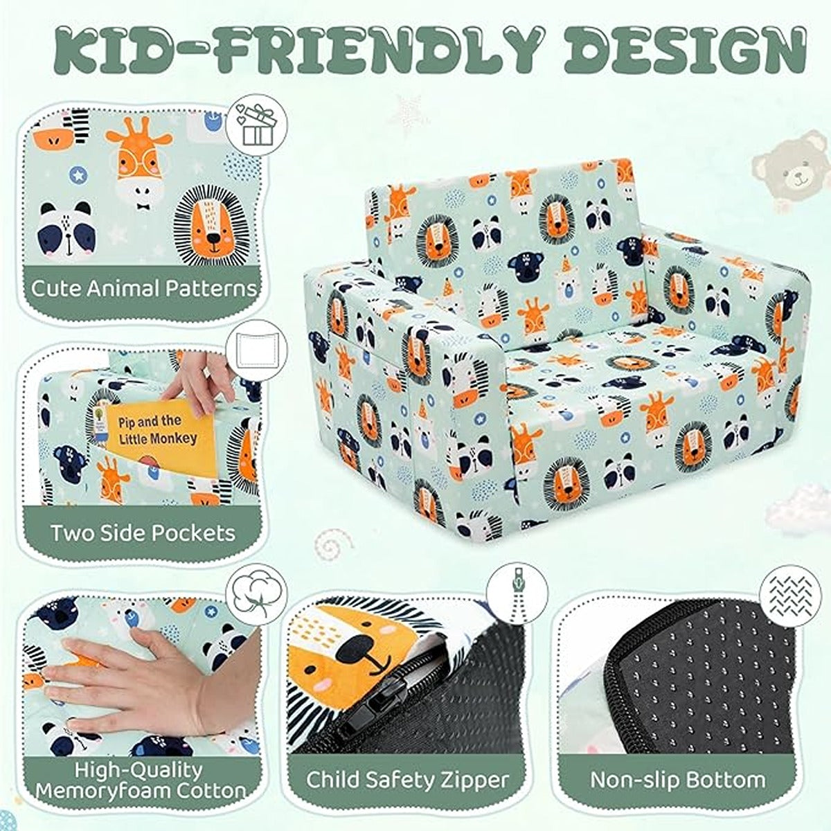 Delsit Delsit Single Sofa - Animal