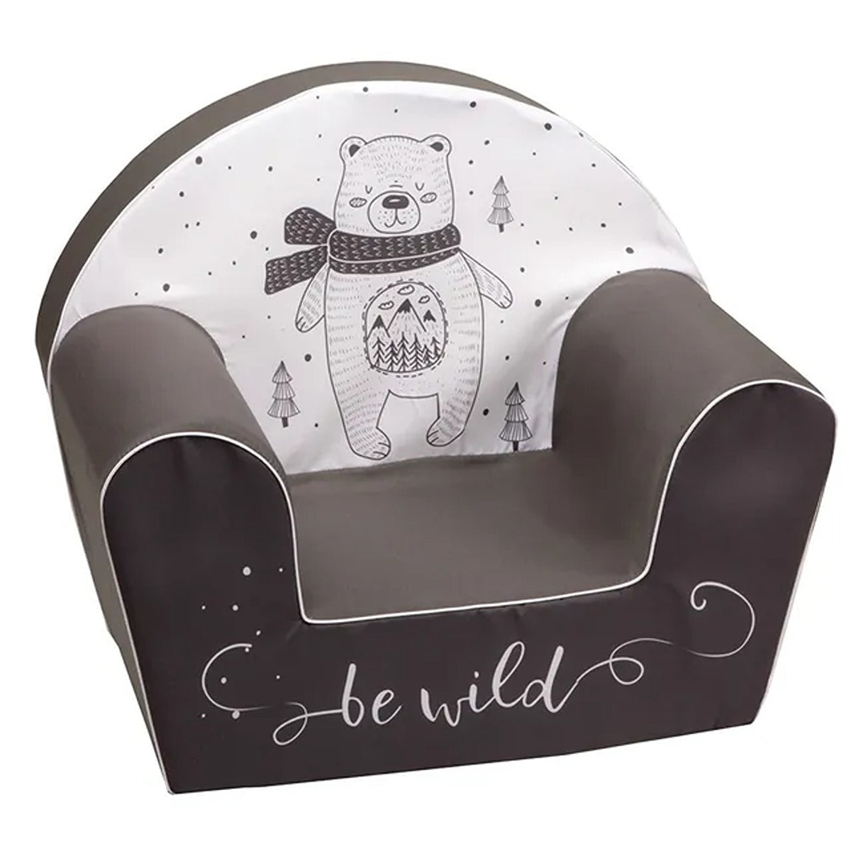 Delsit Arm Chair Be Wild Color Dark Grey