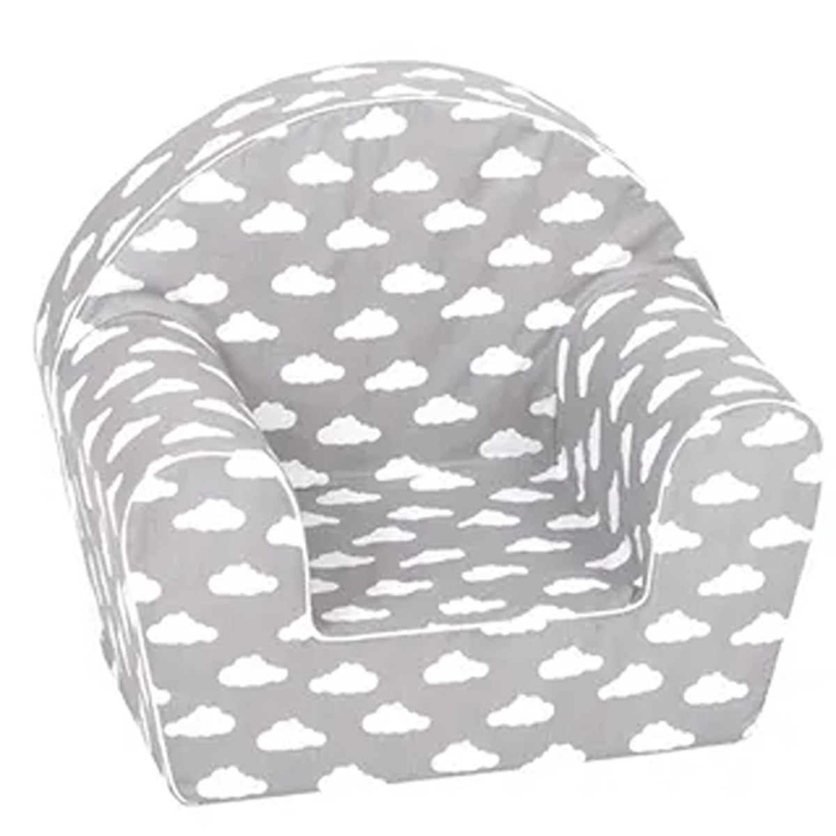 Delsit Delsit Arm Chair - Grey With White Clouds