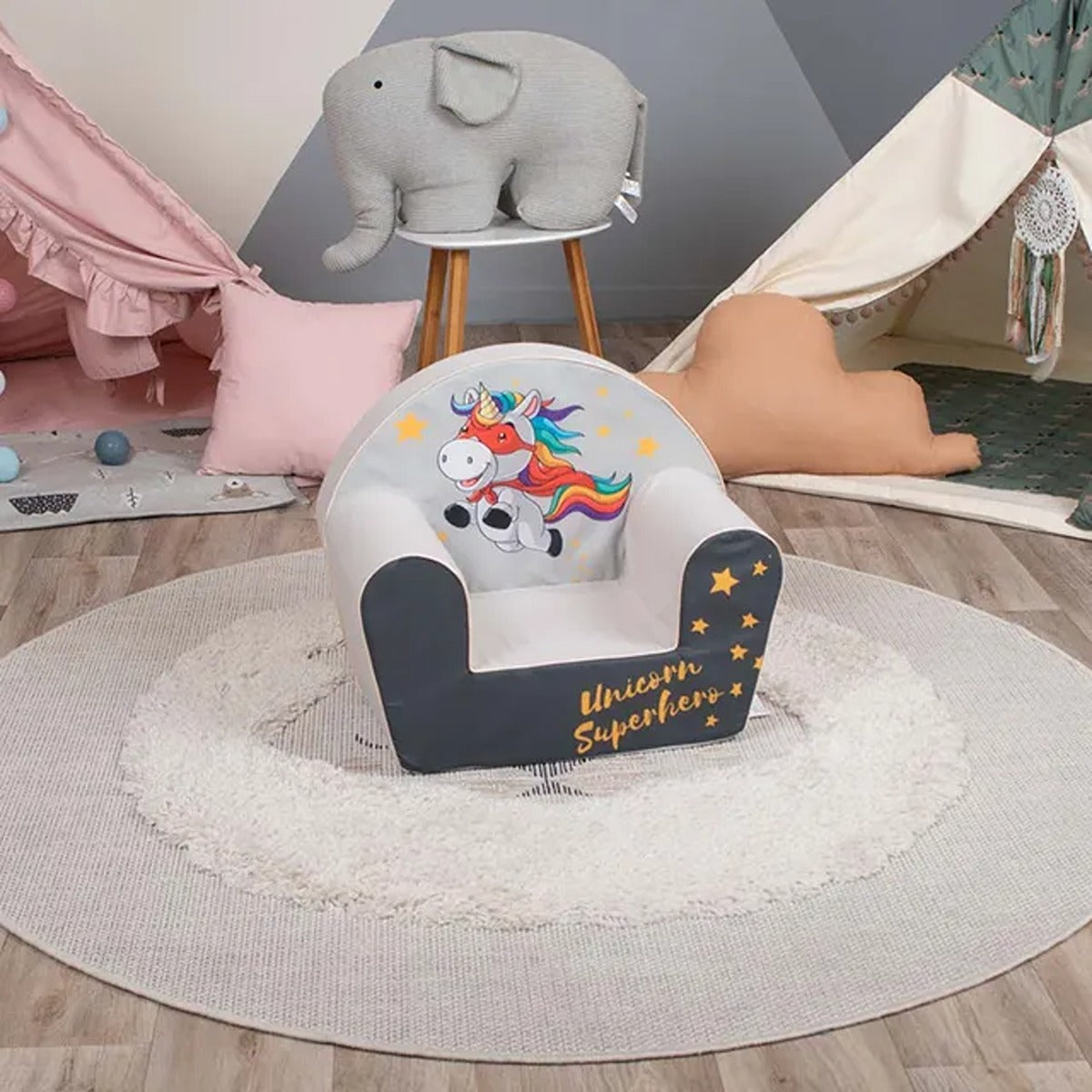 Delsit Delsit Arm Chair Unicorn Super Hero