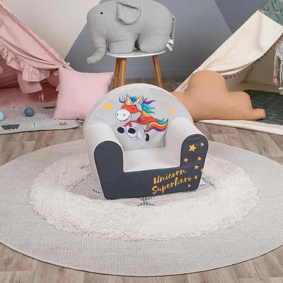 Delsit Delsit Arm Chair Unicorn Super Hero