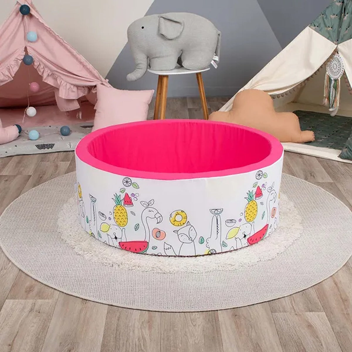 Delsit Delsit Ball Pool Fruits - Flamingos