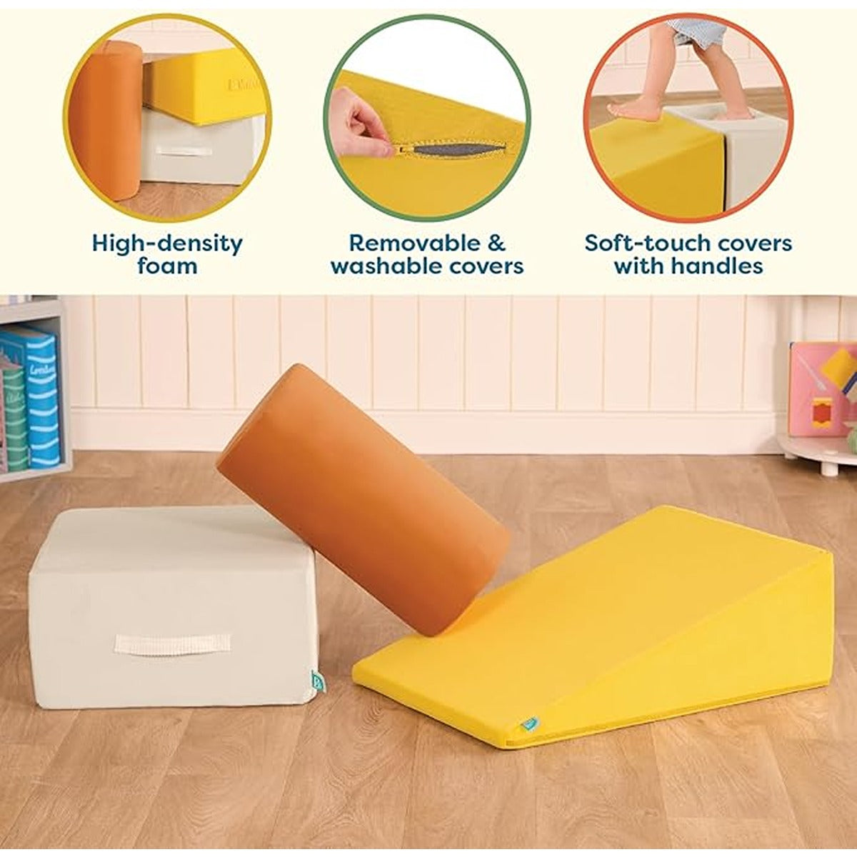 Delsit Delsit Activity Blocks Chenille Grey