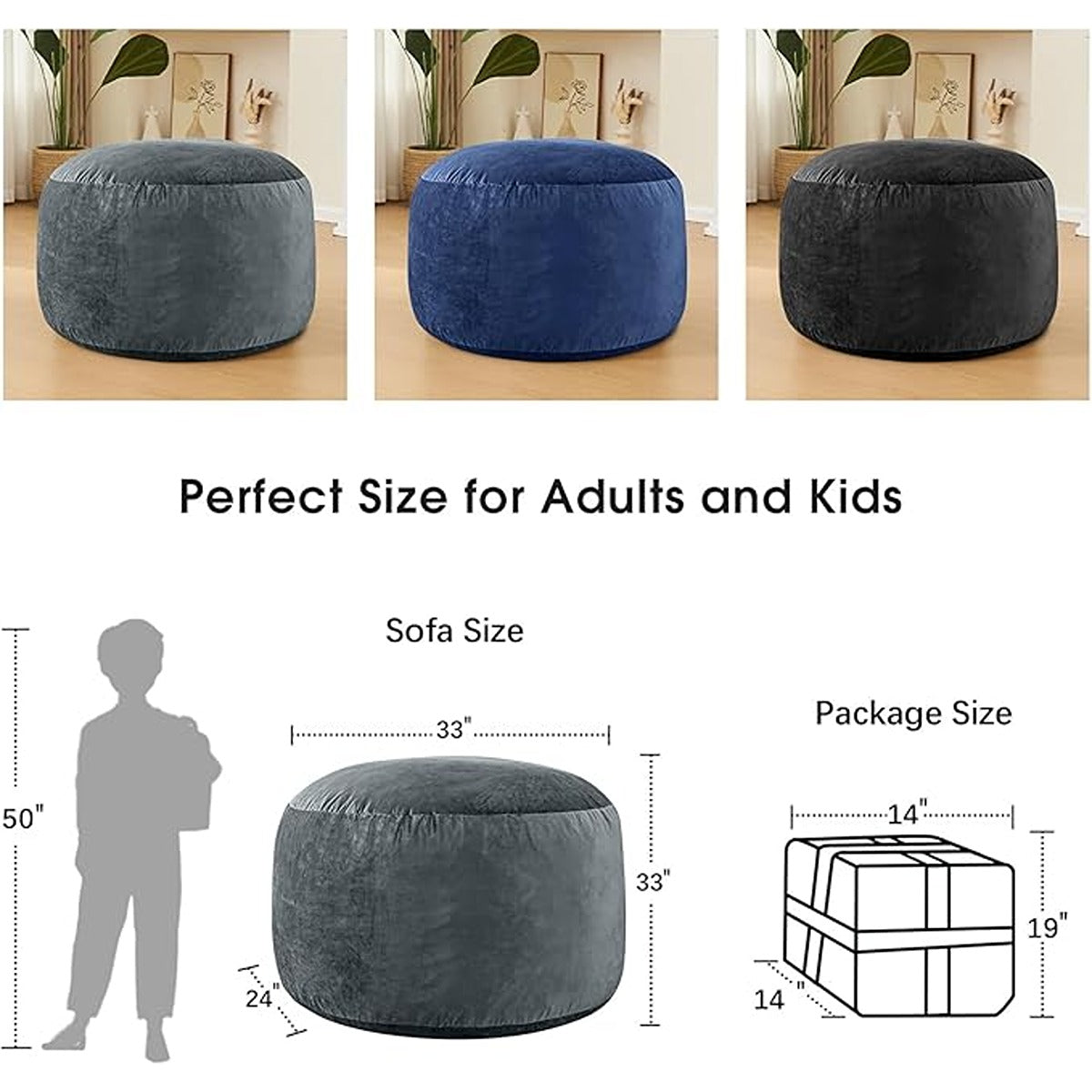 Delsit Bean Chair - Little Princess