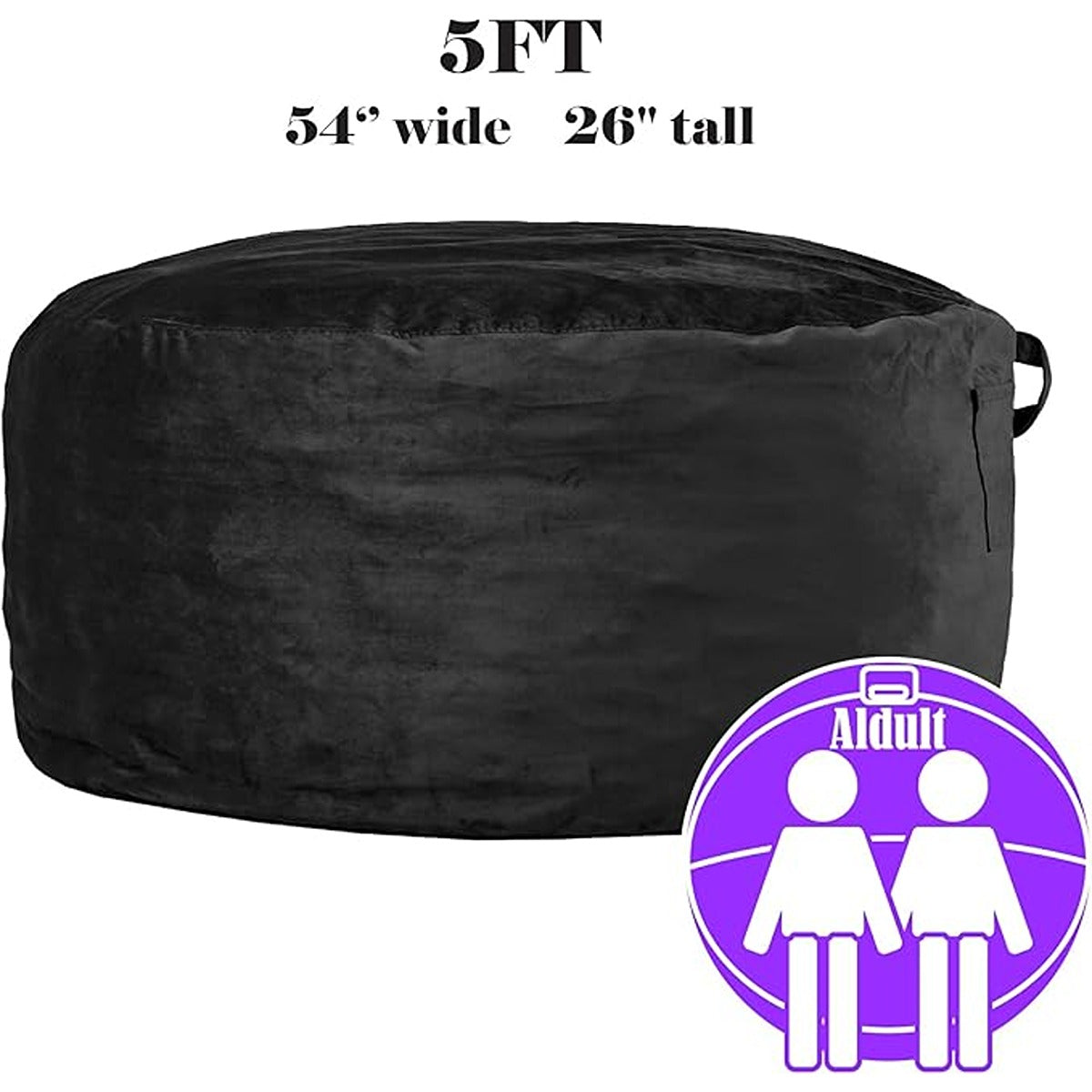 Delsit Delsit Bean Chair Pink - Unicorns